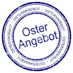 Easter Sale rubber stamp - in german