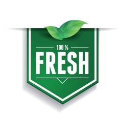 Nature - 100 percent fresh ribbon