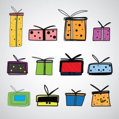 gift box set hand drawn N2