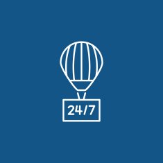 shipping 24 hour icon