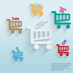 Christmas sale background vector N3