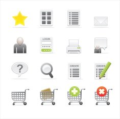 Shopping Icons N232