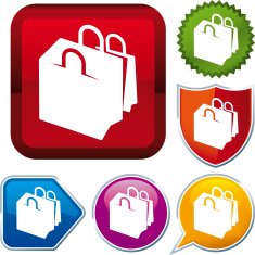 icon series shopping bags