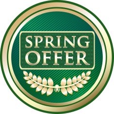Spring Offer Label