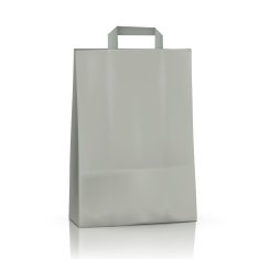 blank paper bag in grey N3