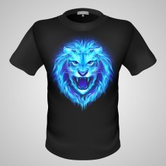 Male t-shirt with lion print N4