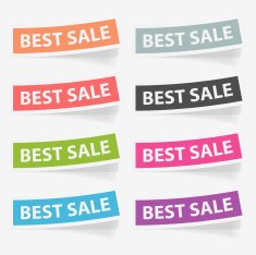 Vector stickers best sale Design elements