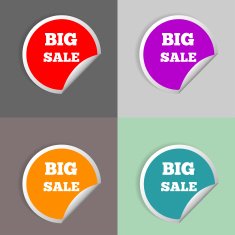 big sale sticker