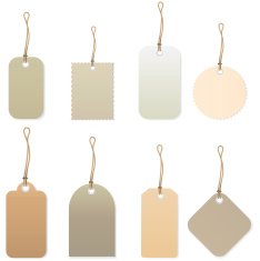 set with diferent price tags