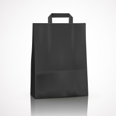 blank black shopping bag N6