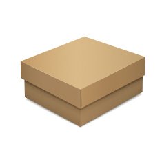 blank cardboard box N6