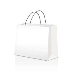 white paper bag N13