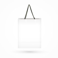 white paper bag N14