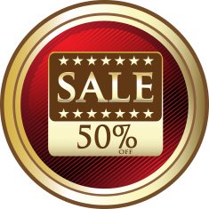 Fifty Percent Sale