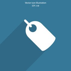 Vector label web icon N9