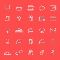 Shopping Icons N239