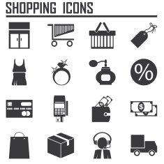 Shopping Icons N242