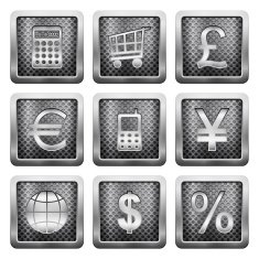 metal grid icons N2