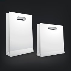 3d blank shopping bags N11