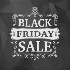 Black friday sale business vintage background