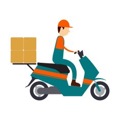 vector character logistic and shipping business