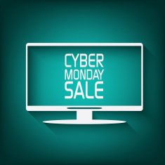 Cyber monday promotional banner or poster for discounts advertisement N5
