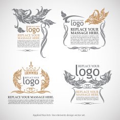 Labels Frames and Banners - Illustration thai art N7