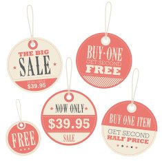 Vintage Retail Labels N2