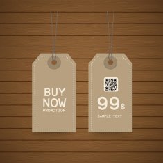 Price tag sale eco design illustration N3