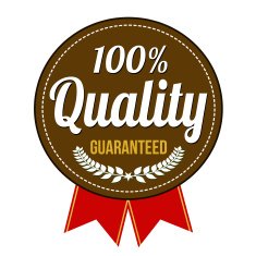 Hundred percent quality guaranteed badge N2