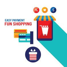 Shop easy E-commerce online shopping bank card payment