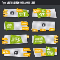 discount banners set N2