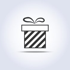 Vector icon of present box N3