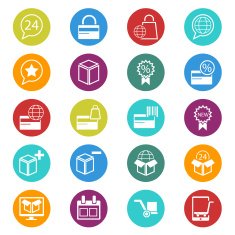 Business and shopping icon set N2