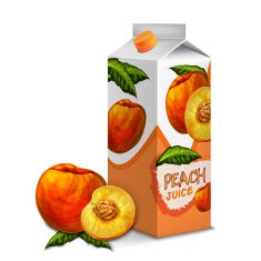 Juice pack peach