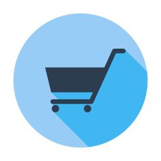 Cart flat single icon N10