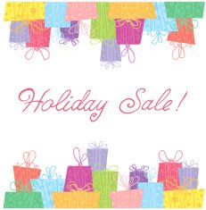 Sale gift boxes celebration card N2