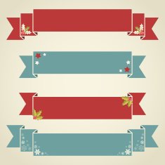 Christmas ribbons for text and sale