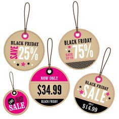 Black Friday Retail Labels N2