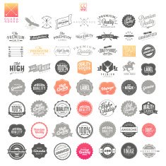 Premium Quality Vintage Labels N3