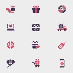 Gift box icons N4