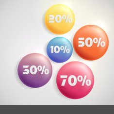 Sale Buttons With Discount N3