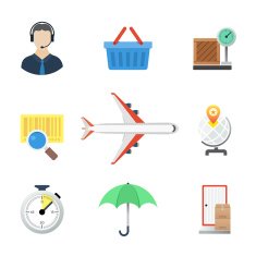 Logistics icons N21