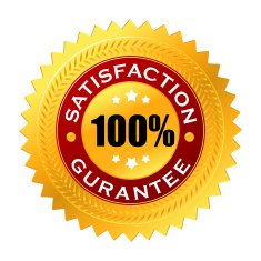 Golden satisfaction badge