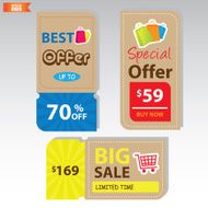 Best Offer Special Big Sale Signs or Symbols -eps10 vector