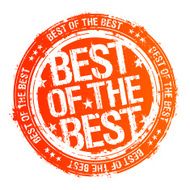 Best of the best stamp
