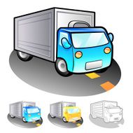 Shipment truck Illustration N2