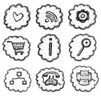 Web And Shopping Icons Set N2