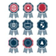 Vintage plain ribbon awards