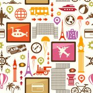 Travel seamless pattern N10